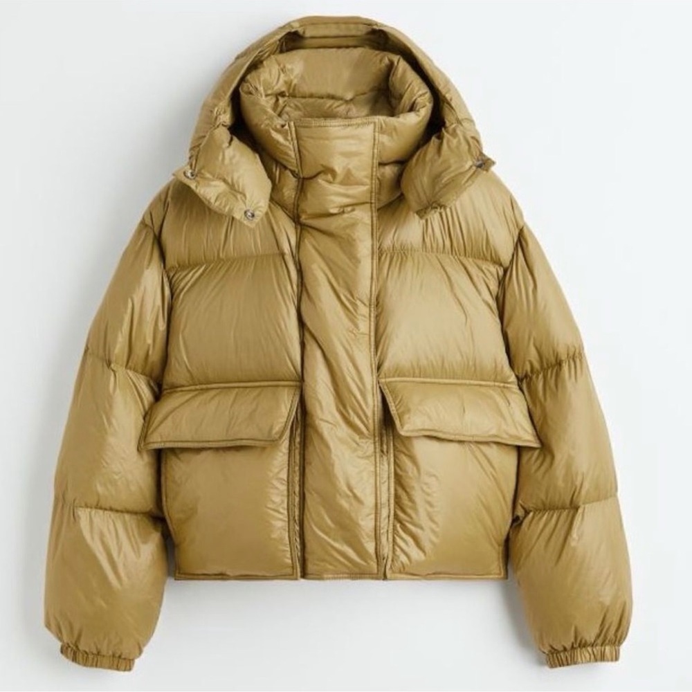 H&M Premium Yellow-Beige Down Filled Jacket